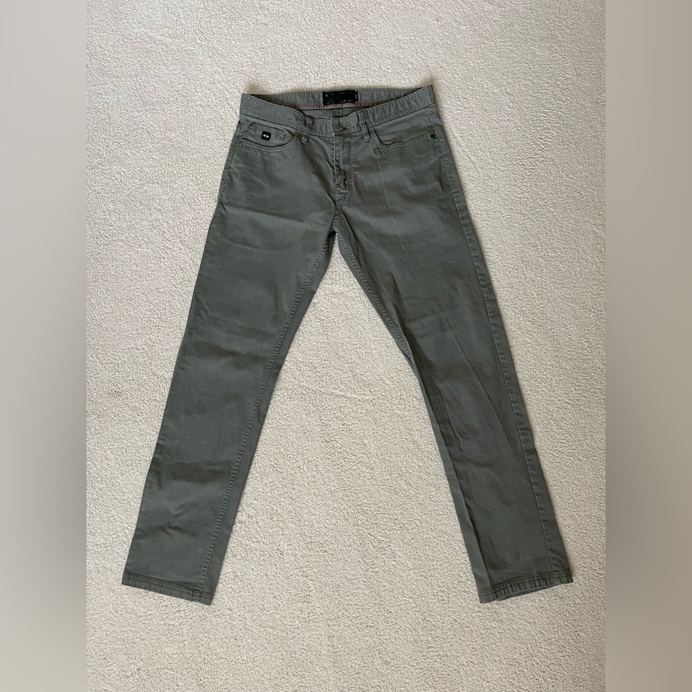 Grayish green Oakley slim fit pants